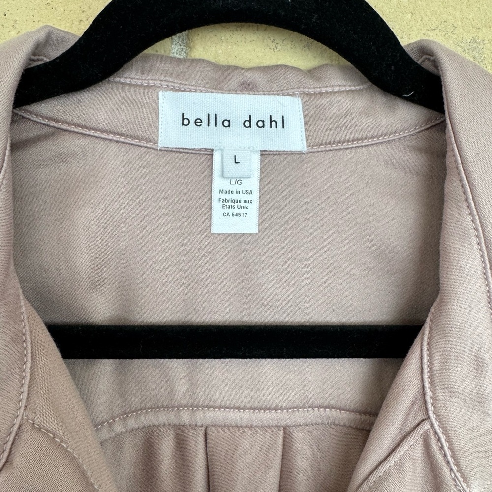 Bella Dahl Pink Long Sleeve Button Down Shirt - Picture 2 of 4